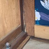 Parisian art deco wardrobe solid raw oak 1930