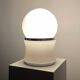 Lampe de table en verre et chrome par Goffredo Reggiani 1960