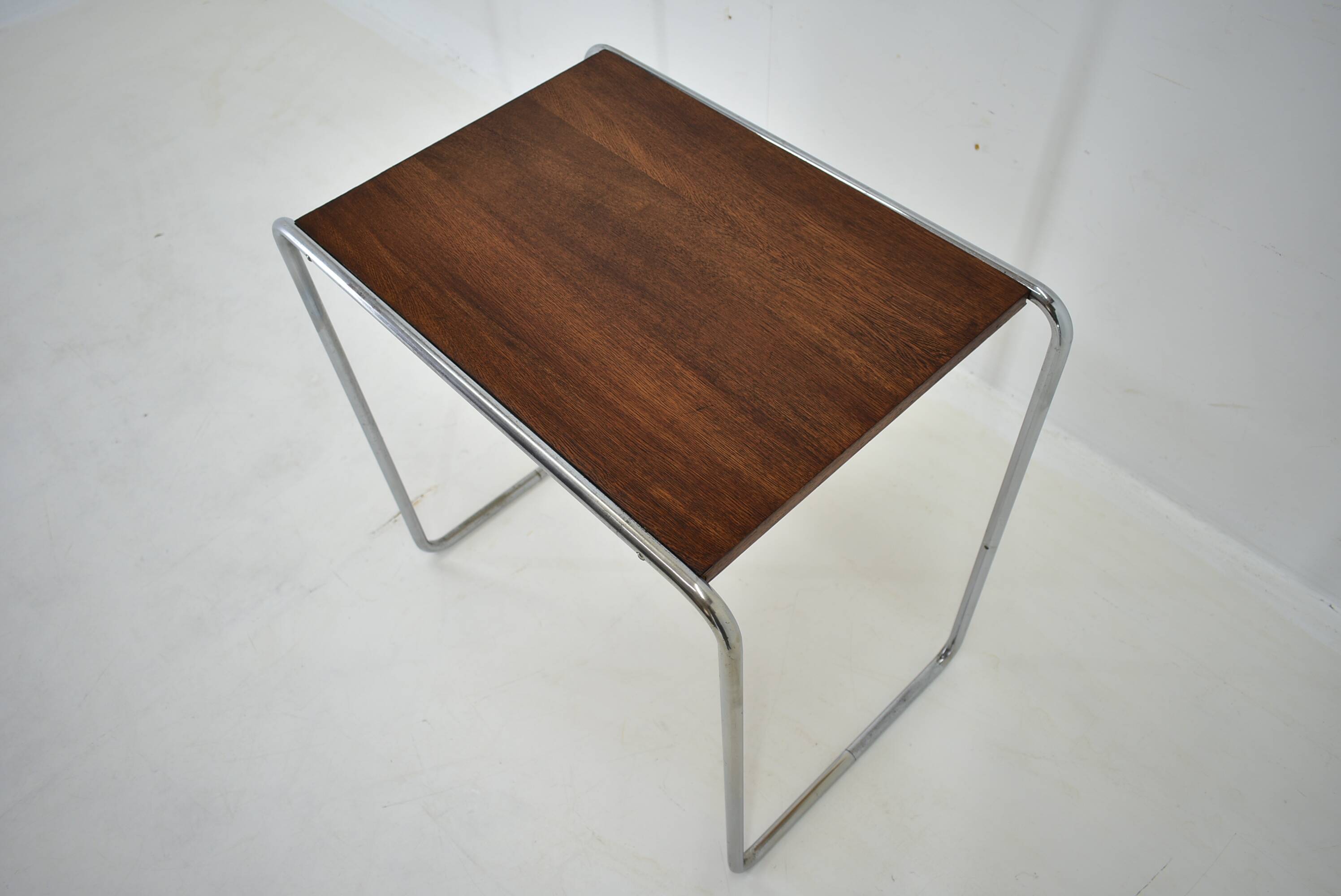 Table Bauhaus Chromée par Marcel Breuer pour Mucke Melder, 1930s
