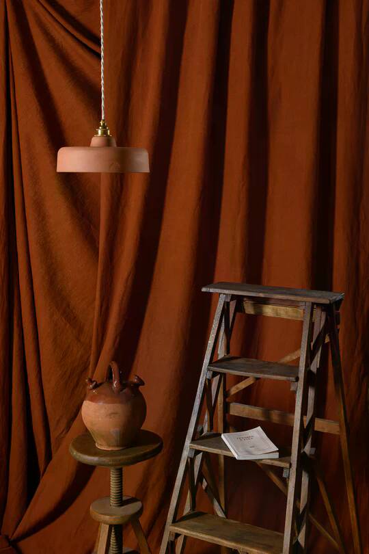 URSULE - Red terracotta - Portable lamp