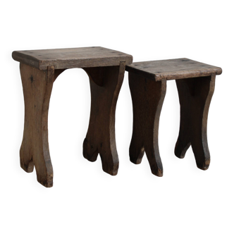 paire de tabouret gigogne