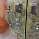 Vintage Chinese red and gold cabinet with flowers and birds (lacquer cabinet)