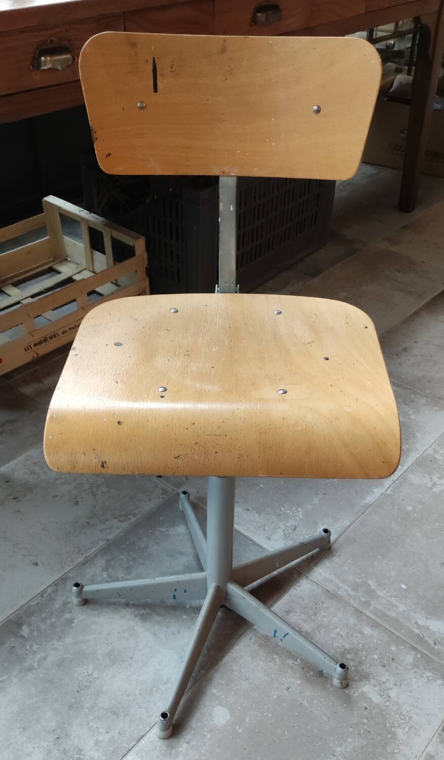 Vintage workshop chair/industrial chair