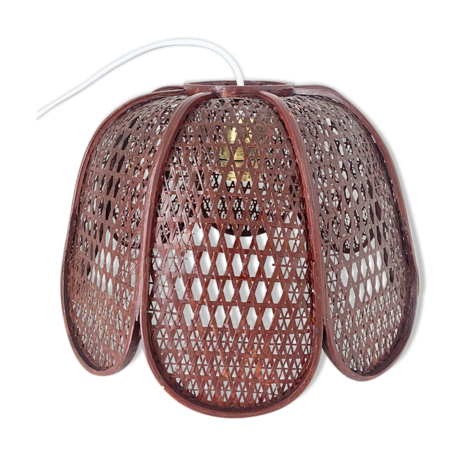 Suspension flower wood and cannage