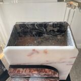 Pair of Art Deco marble bookends