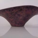 Large Purple & Black 704 Ruscha Art Ceramic Bowl, Germany, 1960s
