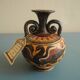 Greek pottery reproduction Corinthian vase copy Corinthian period 650 BC