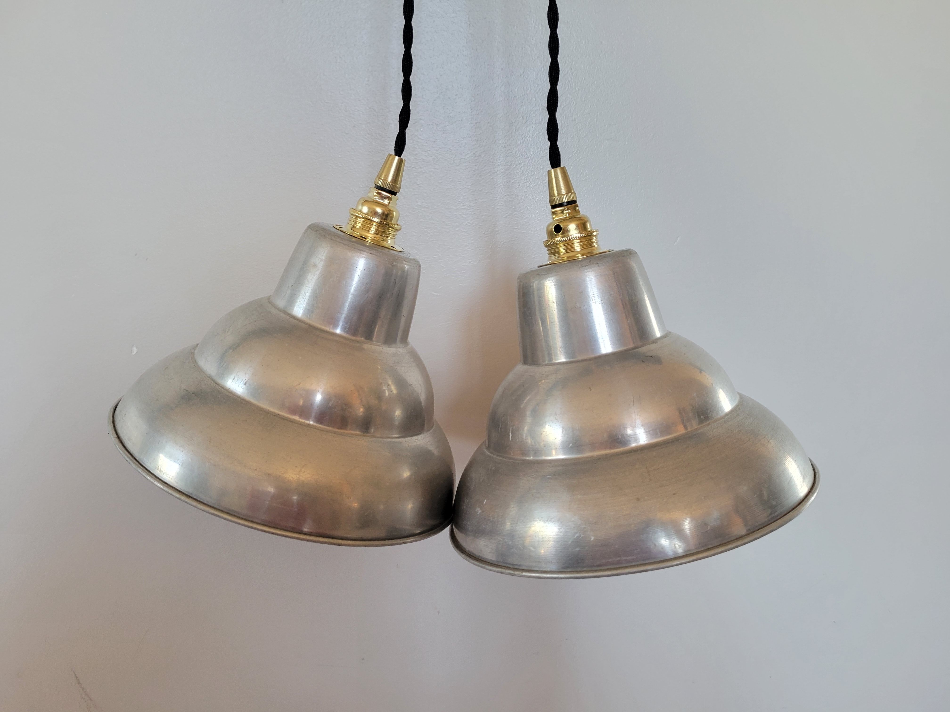 Duo of industrial hanging