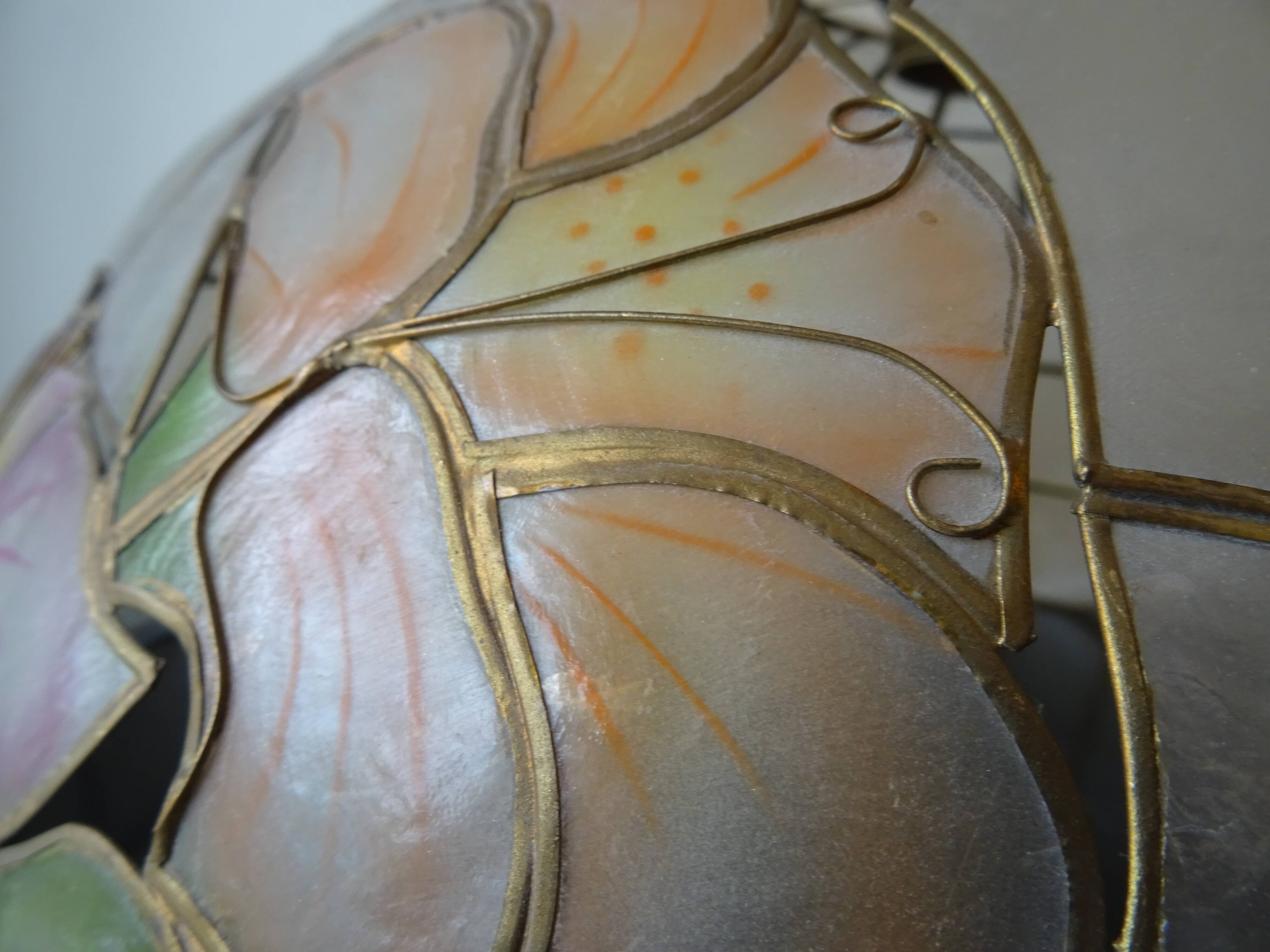 Suspension in vintage mother-of-pearl year 70