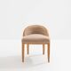 André Arbus chaise de coiffeuse en sycomore velours de mohair 1934