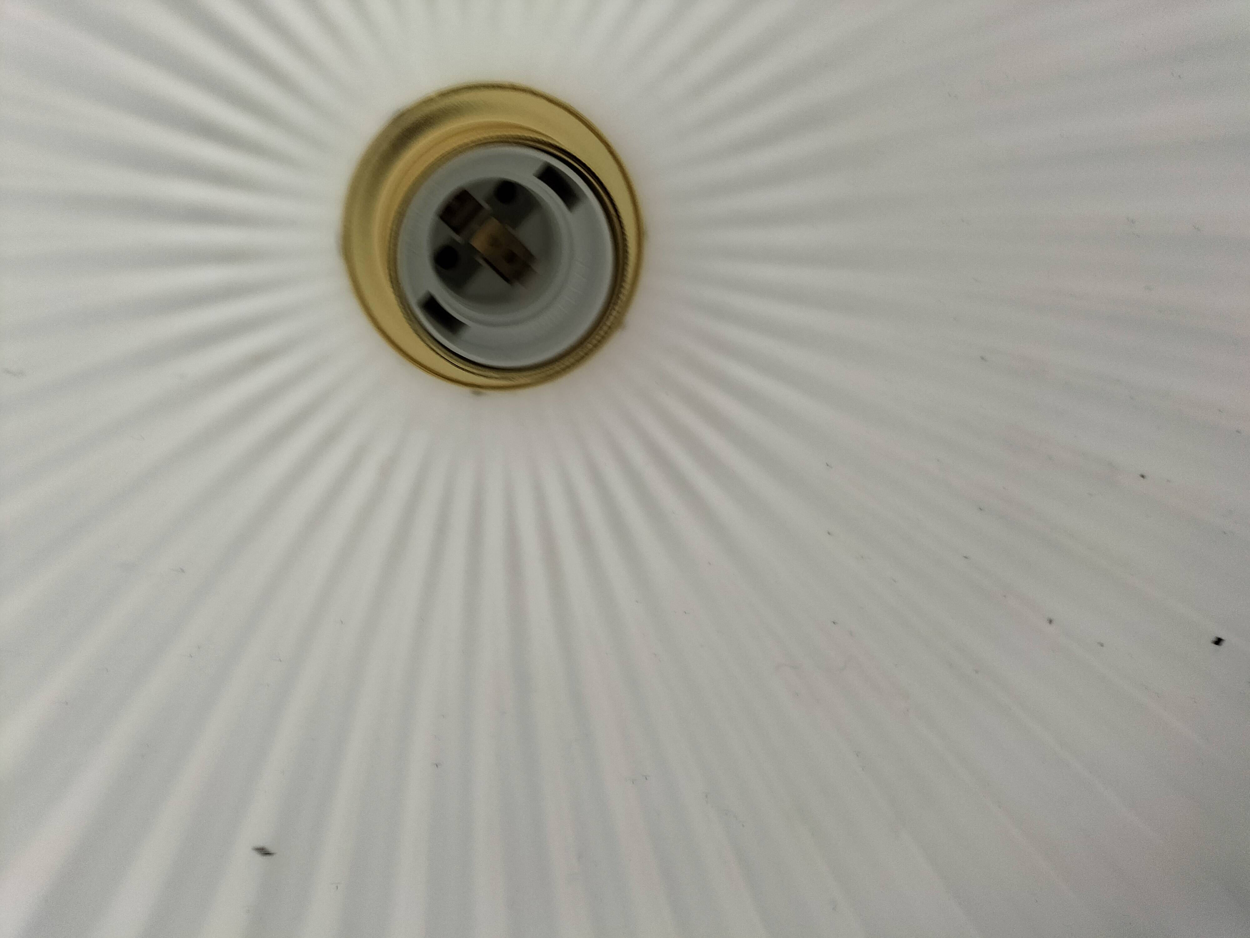 Vintage glass pendant light