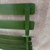 Chaise pliante à lattes