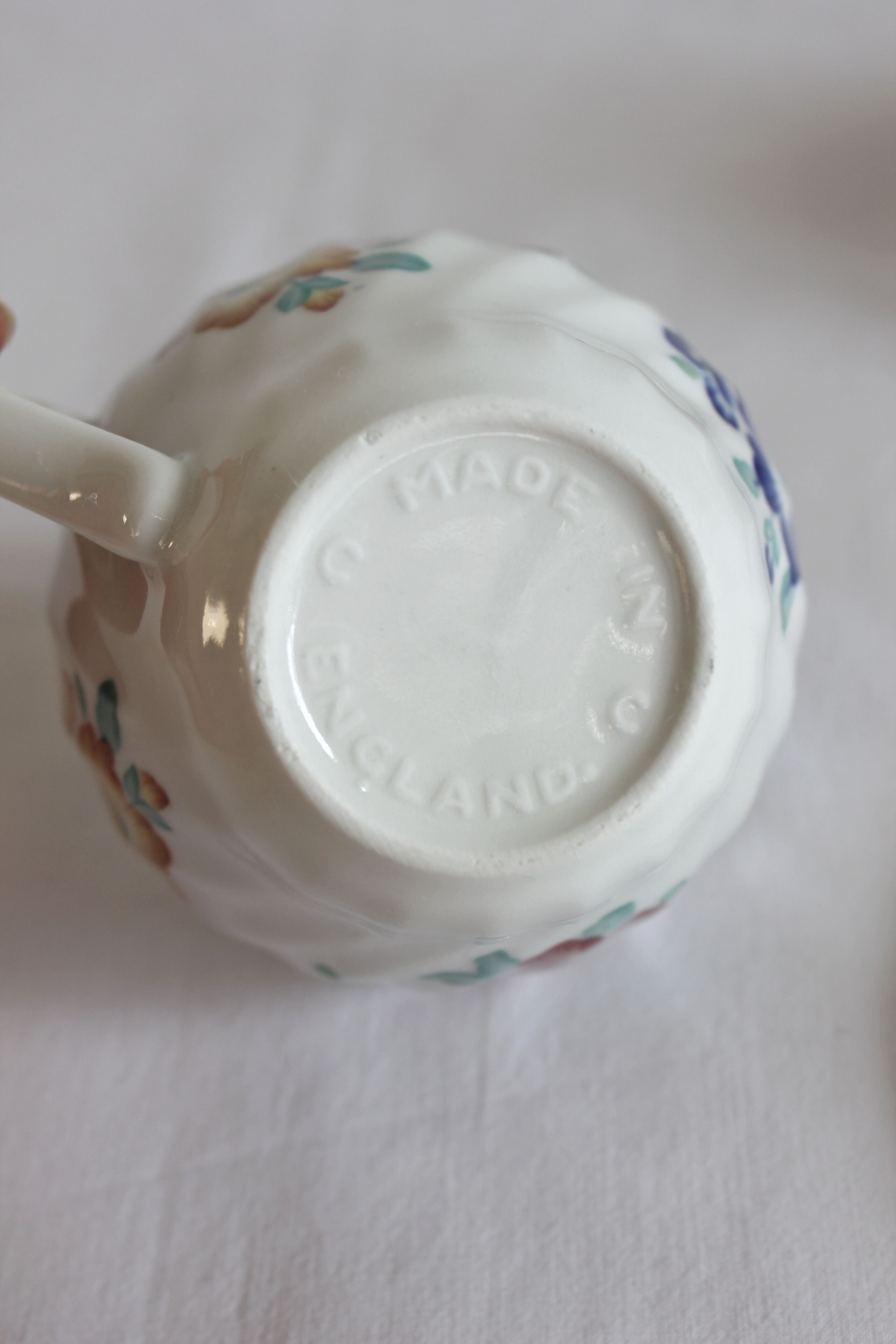 2 cups and subcups Churchill Staffordshire England