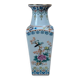 Vase chinois décor floral & oiseaux