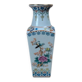 Chinese vase with floral and bird decoration