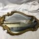 Miroir bois doré vintage 40x70cm