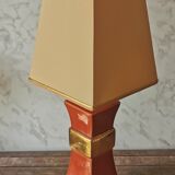 Coral lamp and gold house Le Dauphin