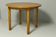 Table à manger ronde scandinave en pin, années 1970