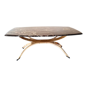 Table basse en marbre - bronze vers