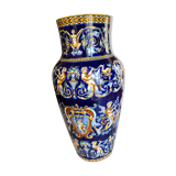 Vase ancien en faïence Gien