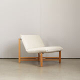 Foldable lounge set in pinewood by Burkhard Vogtherr for Rosenthal