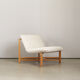 Foldable lounge set in pinewood by Burkhard Vogtherr for Rosenthal