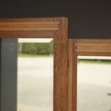 Coiffeuse Art Déco / École de La Haye en chêne. Années 1930