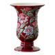 Vase signed CAB Art Ceramics of Bordeaux in floral slipware.