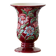 Vase signed CAB Art Ceramics of Bordeaux in floral slipware.