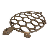 Old brass turtle trivet