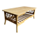 Vintage bamboo, wood and rattan coffee table