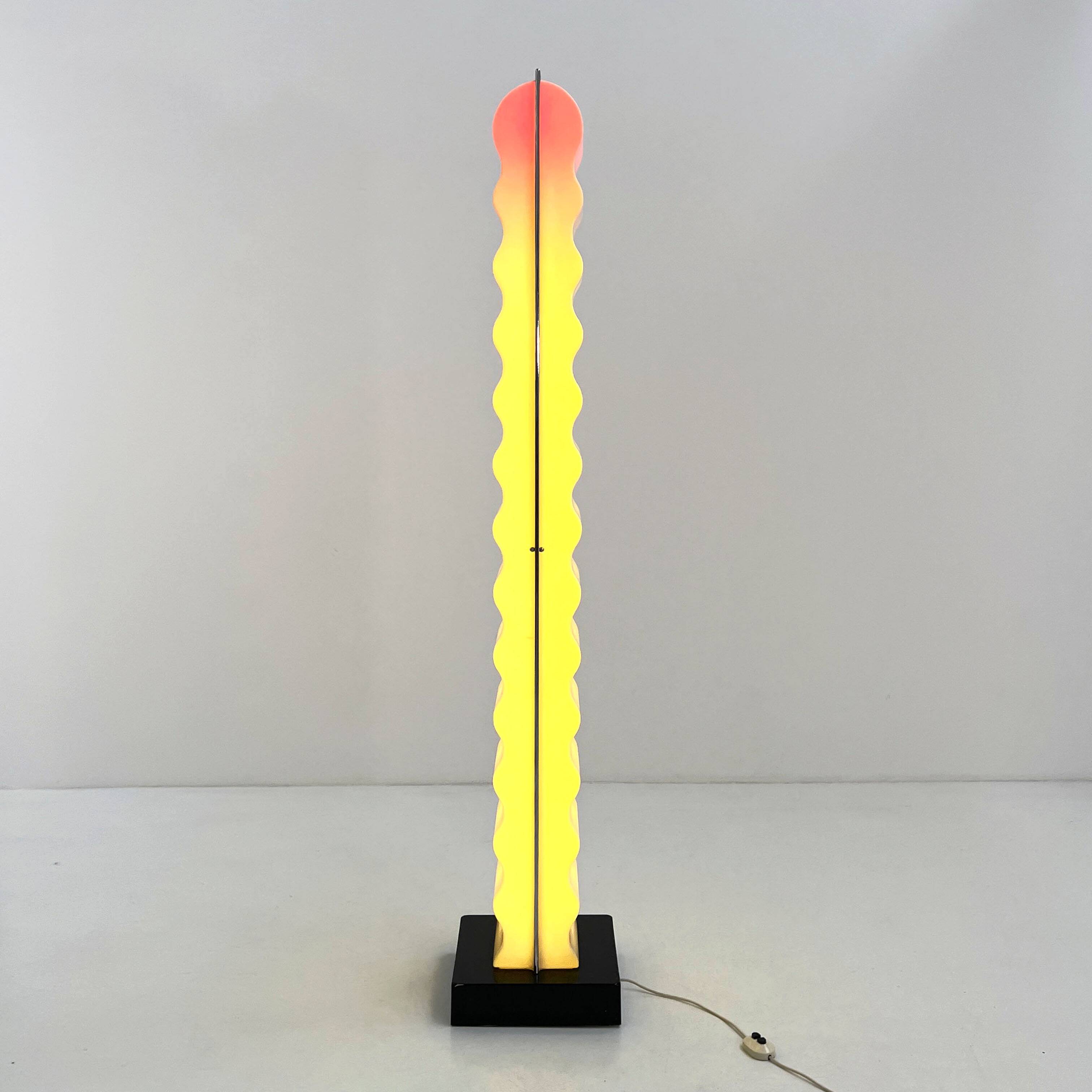 Lampadaire La Comete par Ettore Sottsass pour Design Centre, 1970