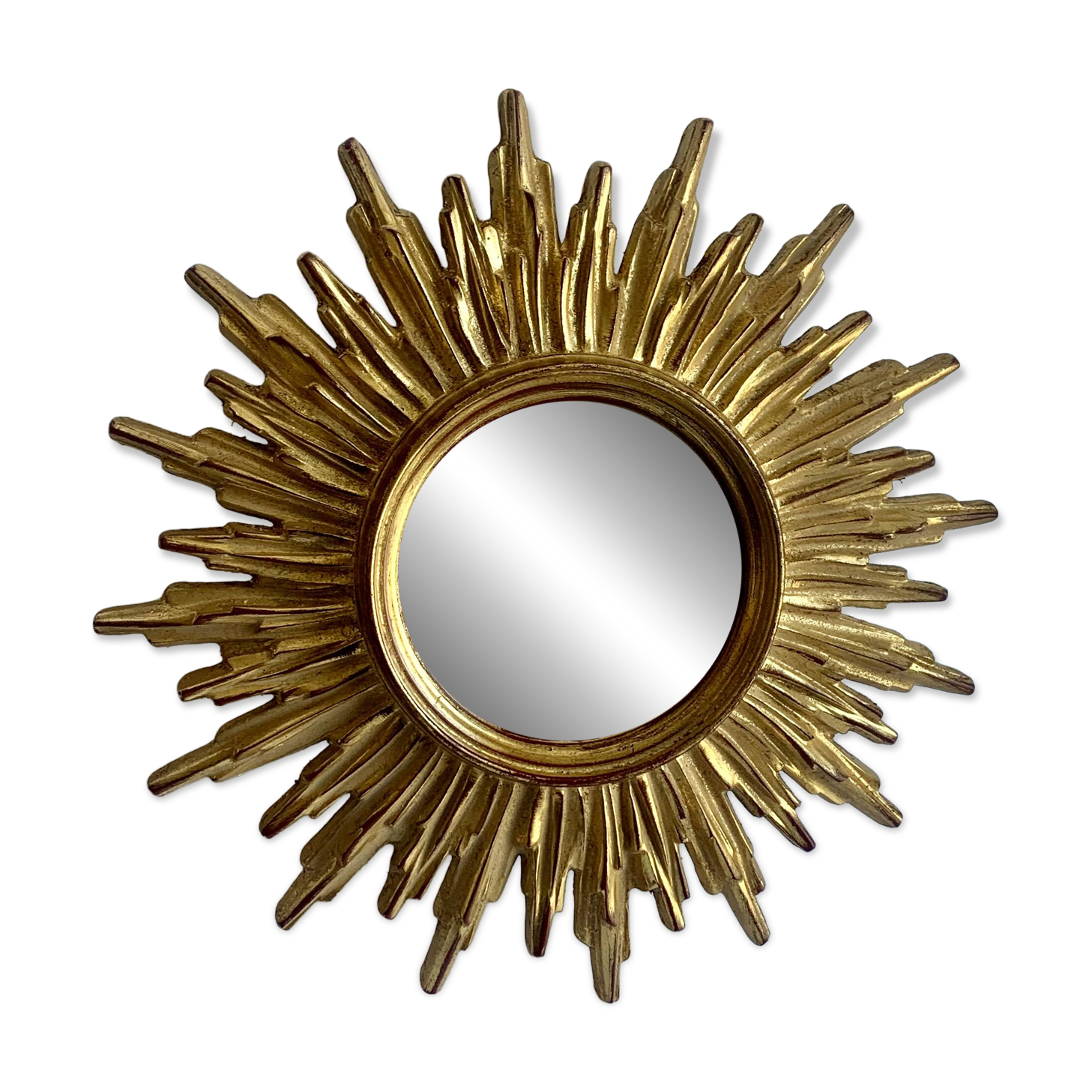 Vintage  Sunburst Mirror