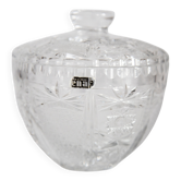 Vintage Crystal Sugar Bowl, Italy, 1960s