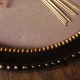 Domed glass frame vintage dried flowers