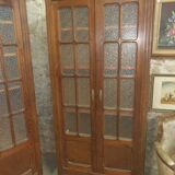 Pair of pine Parisian wardrobes circa 1935