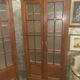 Pair of pine Parisian wardrobes circa 1935