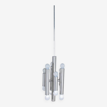 Sciolari chandelier in chrome metal