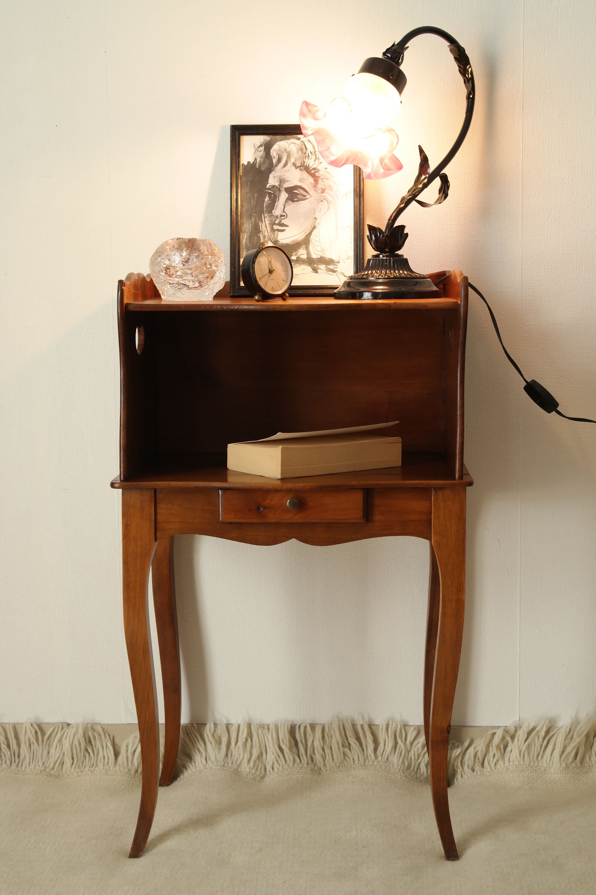 Pair of bedsides made of cherry wood