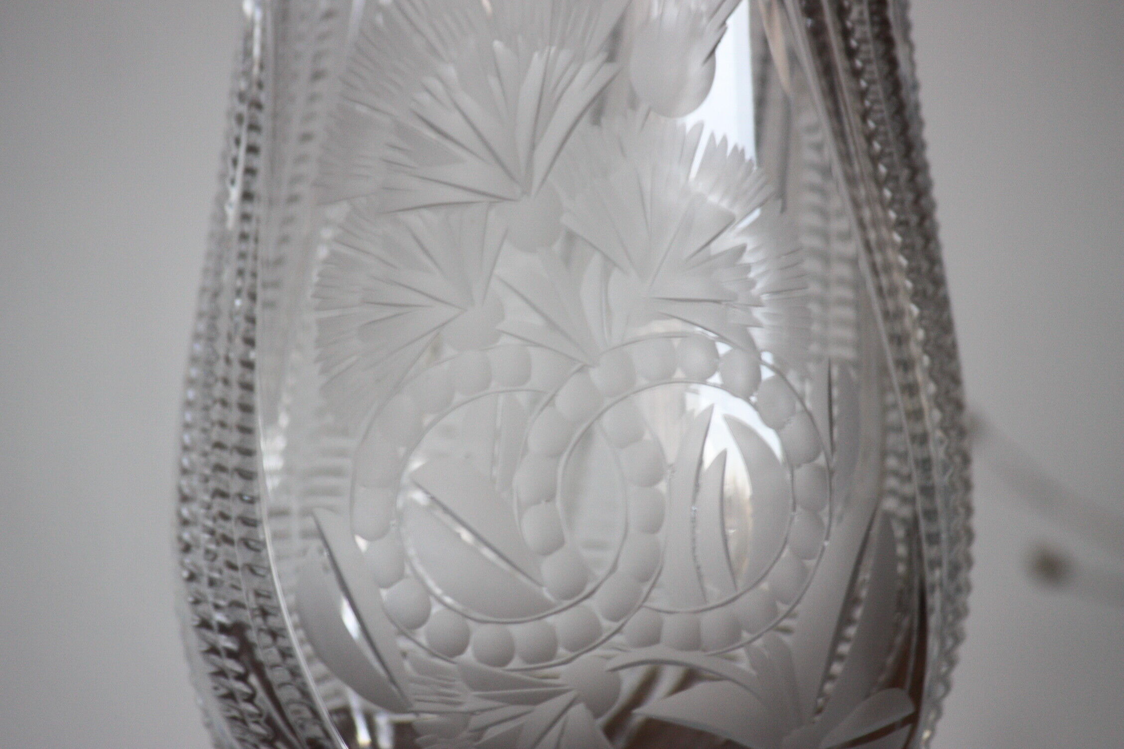 Cut crystal drageoir