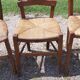 6 chaises paillées anciennes