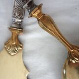 Art deco ice cream cutlery set