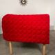 3-seater sofa Ligne Roset Ruché design Inga Sempé red alcantara