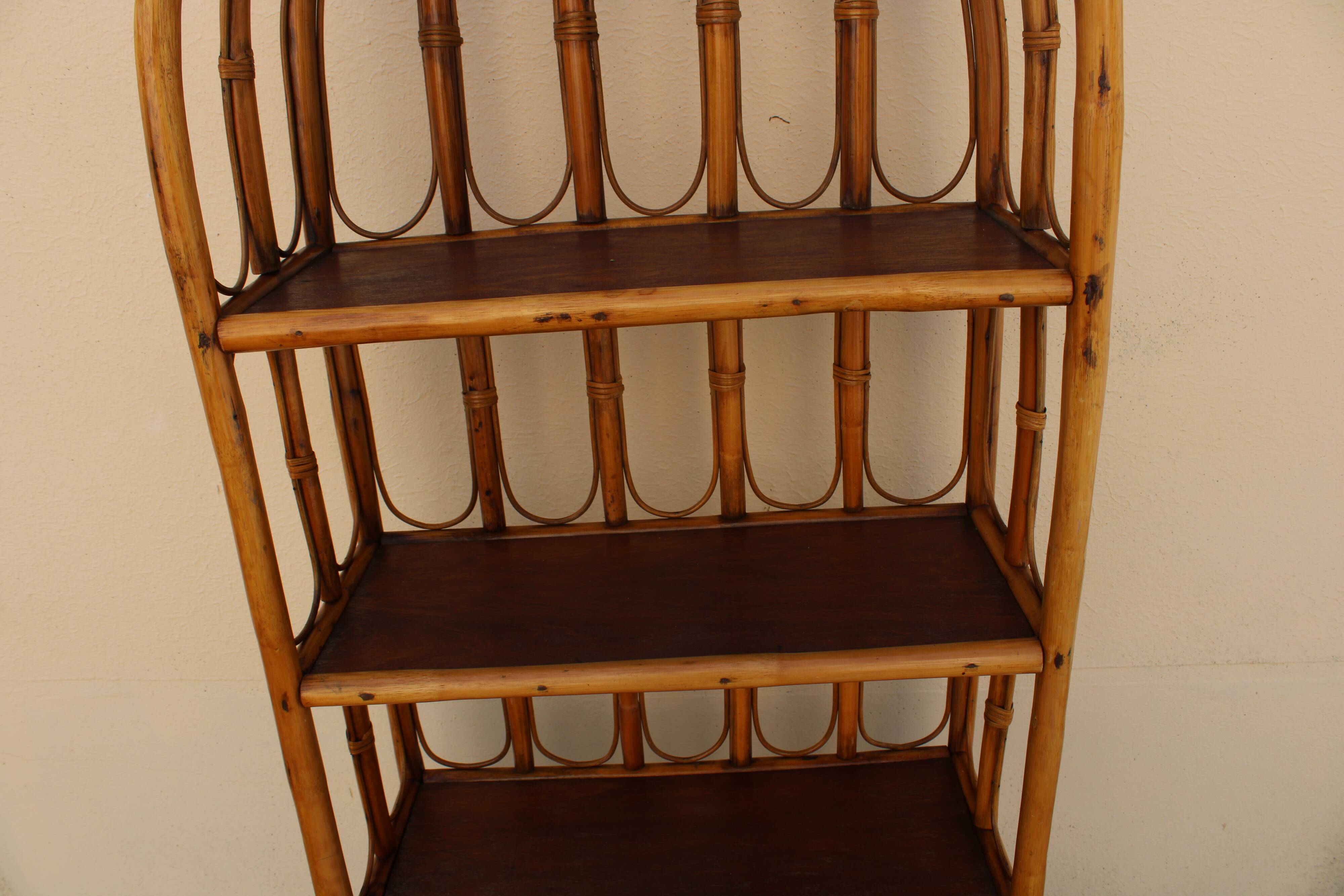 180 cm rattan shelf