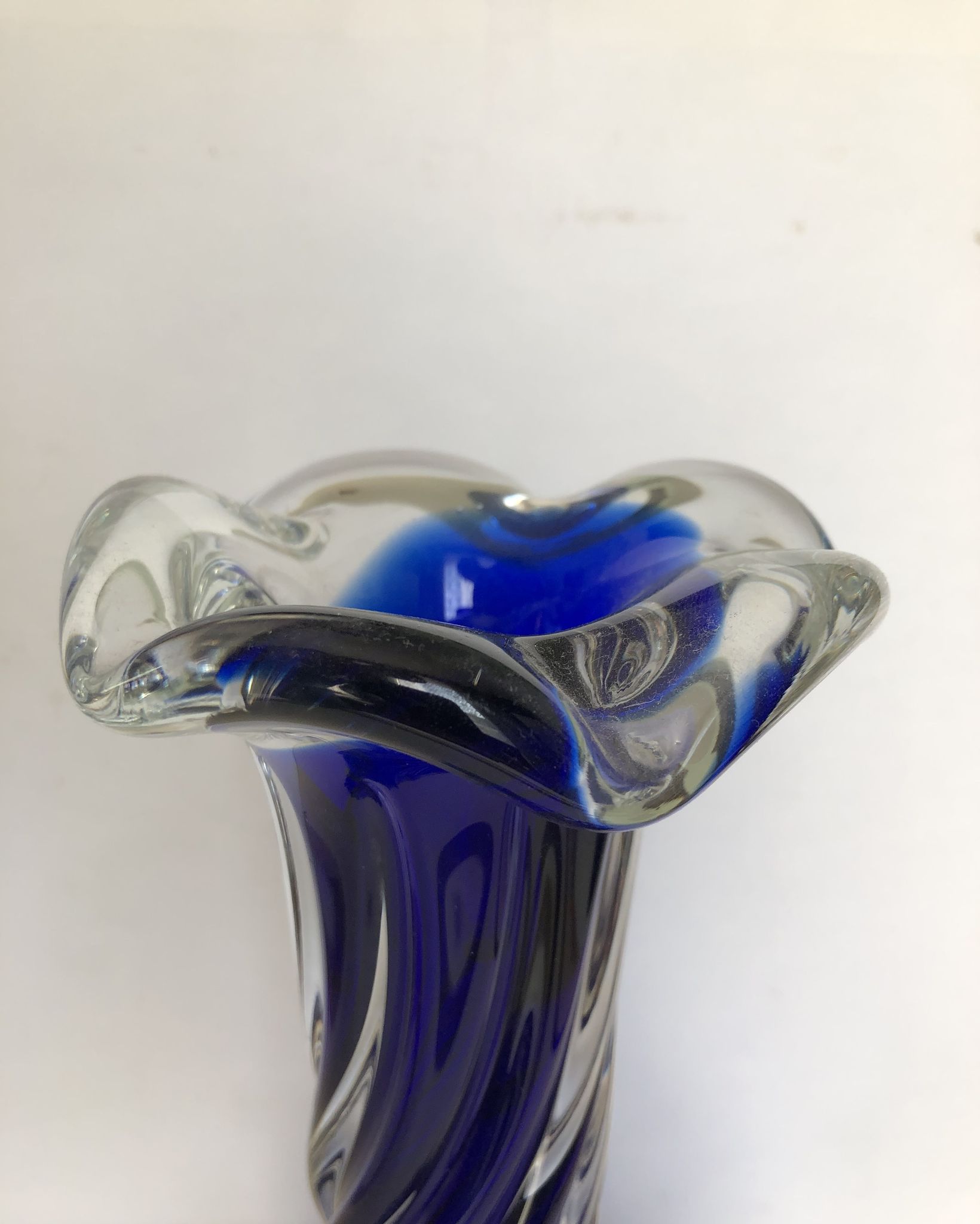 Vase en cristal de bohème