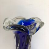 Bohemian crystal vase