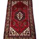 Handmade Persian Hamadan rug 100cm x 160cm