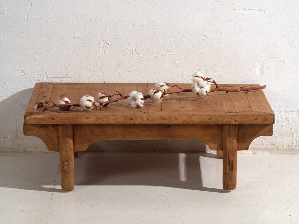Antique pine coffee table – China, circa 1930