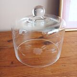 Cake stand, glass dome on a stand