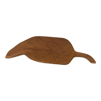 Teak leaf tray, 1970